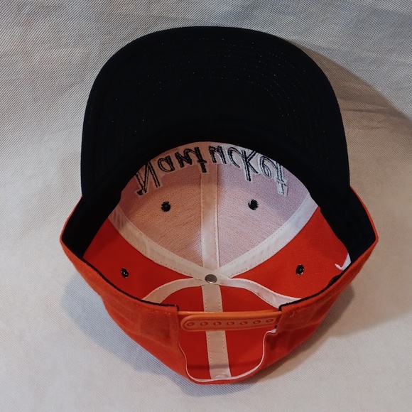 Nantucket Island Orange Snapback Cap Hat - Picture 6 of 7
